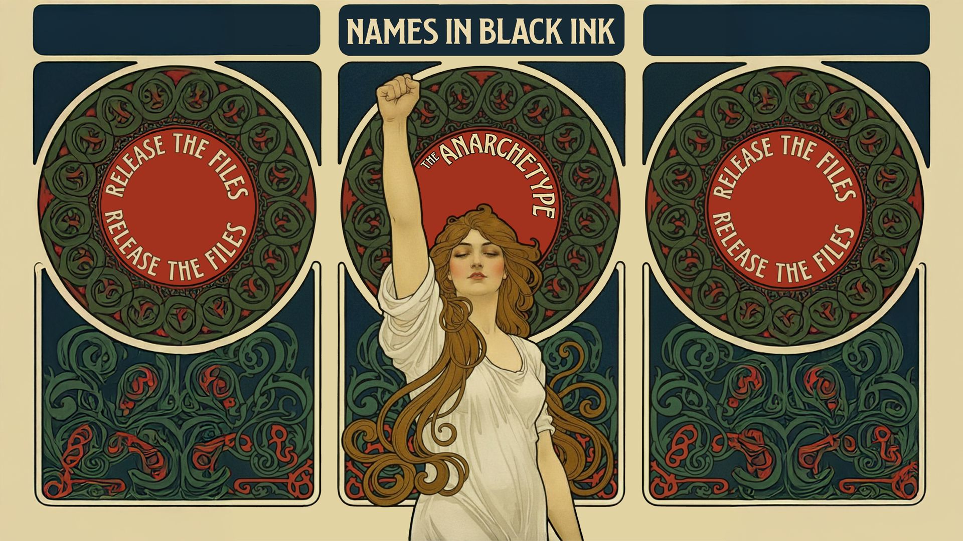 The Anarchetype - Names in Black Ink | Digital Download